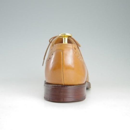 極上★クロケット&ジョーンズ 8E【★ロイドフットウェア別注/Lloyd Footwear】224ラスト/フルブローグ/カーフ/茶/Crockett&Jones★e613