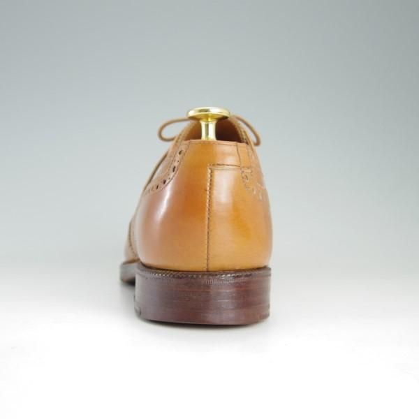 極上★クロケット&ジョーンズ 8E【★ロイドフットウェア別注/Lloyd Footwear】224ラスト/フルブローグ/カーフ/茶/Crockett&Jones★e613