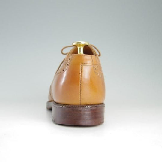 極上★クロケット&ジョーンズ 8E【★ロイドフットウェア別注/Lloyd Footwear】224ラスト/フルブローグ/カーフ/茶/Crockett&Jones★e613