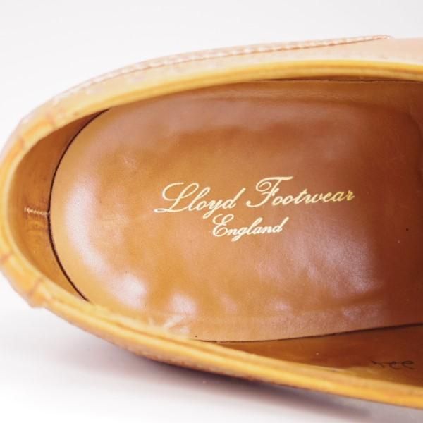 極上★クロケット&ジョーンズ 8E【★ロイドフットウェア別注/Lloyd Footwear】224ラスト/フルブローグ/カーフ/茶/Crockett&Jones★e613