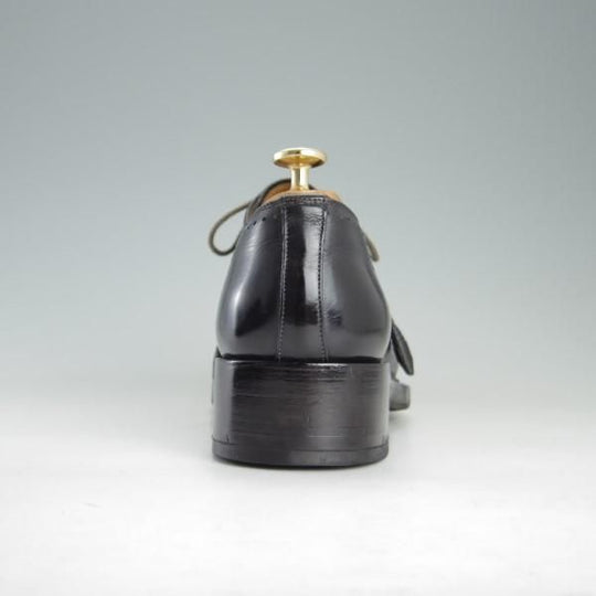 極上★(伊)サントーニ/リミテッドエディション SIZE 7【高額★ノルベジェーゼ製法/Limited Edition】カーフ/黒/Santoni★e615