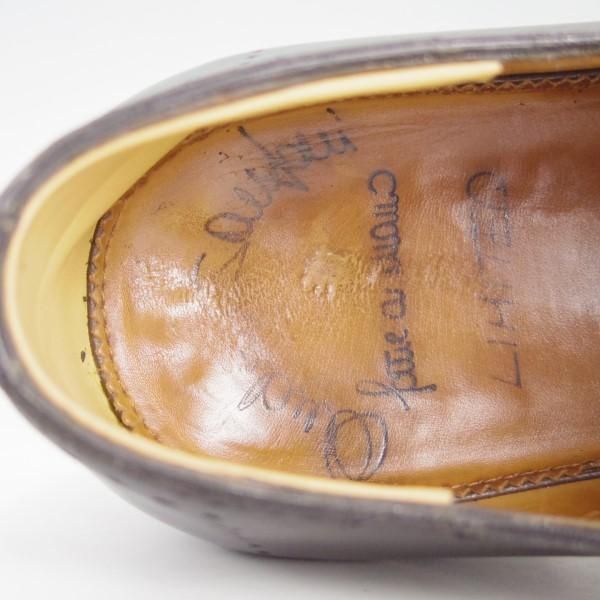 極上★(伊)サントーニ/リミテッドエディション SIZE 7【高額★ノルベジェーゼ製法/Limited Edition】カーフ/黒/Santoni★e615