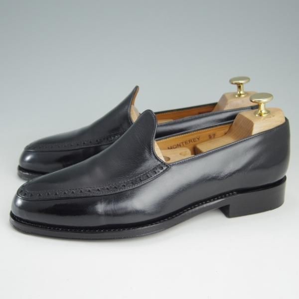 極上★G.RODSON/ジーロッドソン SIZE 6.5【定価￥39,900-★MONTEREY/モントレー】57ラスト/スリッポン/カーフ/ジャランスリワヤ製★e619