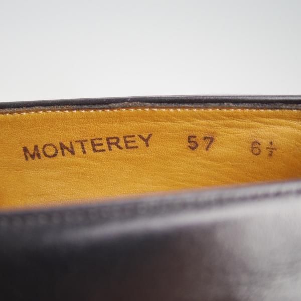 極上★G.RODSON/ジーロッドソン SIZE 6.5【定価￥39,900-★MONTEREY/モントレー】57ラスト/スリッポン/カーフ/ジャランスリワヤ製★e619