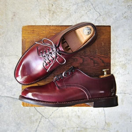 極上★(浅草)WHEEL ROBE/ウィールローブ 6.5D【定価￥44,000-★クロムエクセルレザー/ホーウィン】1228ラスト/15075/プレーントゥ★e620