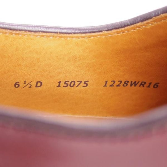 極上★(浅草)WHEEL ROBE/ウィールローブ 6.5D【定価￥44,000-★クロムエクセルレザー/ホーウィン】1228ラスト/15075/プレーントゥ★e620