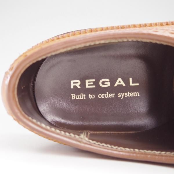 美品★リーガル SIZE 24.5【定価5万円以上★オーダー品/ダイナイトソール仕様】Buit to order system/ロングウイング/REGAL★e621