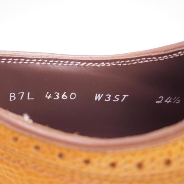 美品★リーガル SIZE 24.5【定価5万円以上★オーダー品/ダイナイトソール仕様】Buit to order system/ロングウイング/REGAL★e621