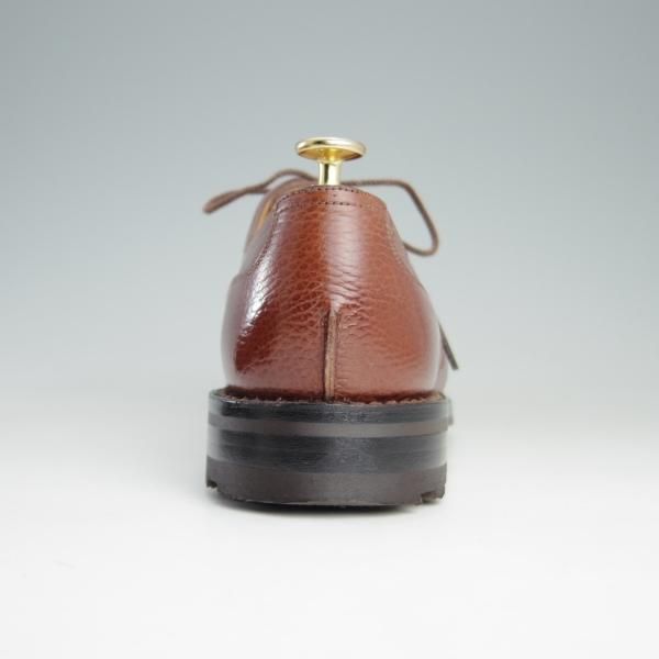 美品★J.M.ウェストン 7.5C【定価￥126,500-★ゴルフ/GOLF】641/31ラスト/Uチップ/グレインレザー/chesnut/茶/Weston/ウエストン★e623