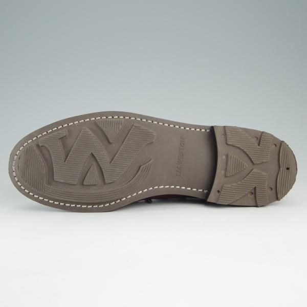 美品★J.M.ウェストン 7.5C【定価￥126,500-★ゴルフ/GOLF】641/31ラスト/Uチップ/グレインレザー/chesnut/茶/Weston/ウエストン★e623