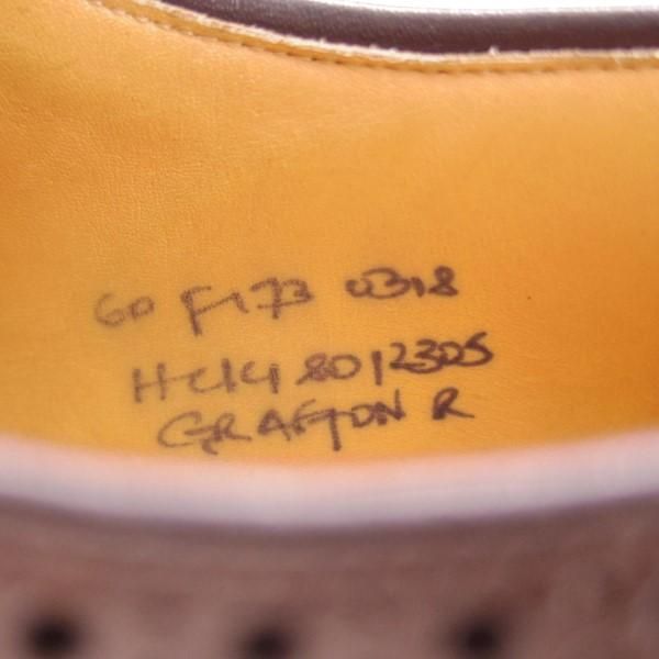 極上★チャーチ 60F/UK6【定価￥103,400-★GRAFTON/ダイナイトソール】グラフトン/173ラスト/フルブローグ/ネバダカーフ/Church's★e626