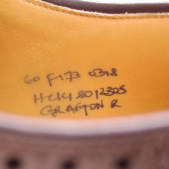 極上★チャーチ 60F/UK6【定価￥103,400-★GRAFTON/ダイナイトソール】グラフトン/173ラスト/フルブローグ/ネバダカーフ/Church's★e626