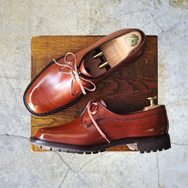 美品★クロケット&ジョーンズ メンズUK6.5程度(レディース26.5cm)【旧ロゴ★SWANネーム/ビンテージ】574ラスト/茶/Crockett&Jones★e627