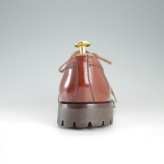 美品★クロケット&ジョーンズ メンズUK6.5程度(レディース26.5cm)【旧ロゴ★SWANネーム/ビンテージ】574ラスト/茶/Crockett&Jones★e627