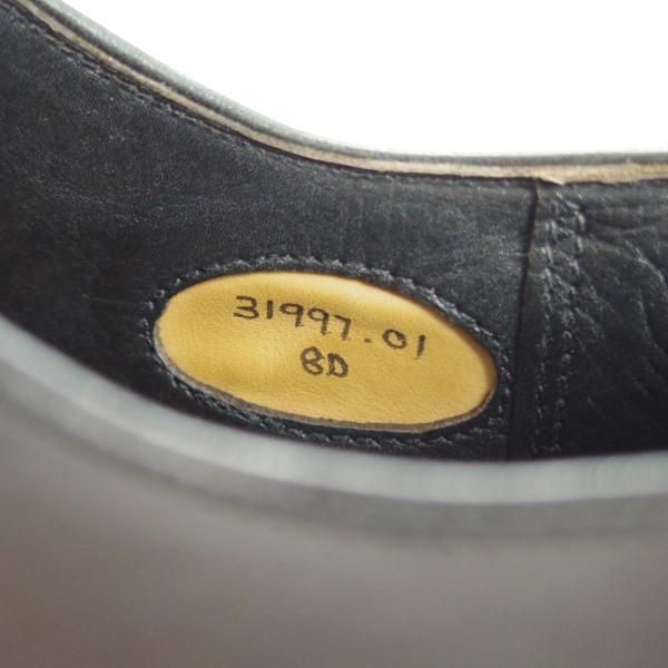 美品★(英)グレンソン 8D【最上級★マスターピース/パンチドキャップトゥ/31997-01】カーフ/黒/メンズ/GRENSON★e629