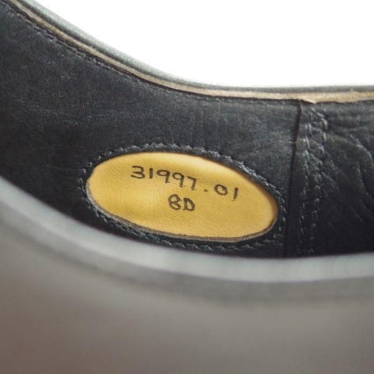 美品★(英)グレンソン 8D【最上級★マスターピース/パンチドキャップトゥ/31997-01】カーフ/黒/メンズ/GRENSON★e629