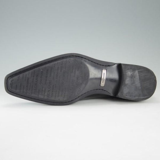 極美品★(スペイン製)マグナーニ SIZE 41【★ボロネーゼ製法/ストレートチップ】12549/カーフ/黒/メンズ/MAGNANNI★e630