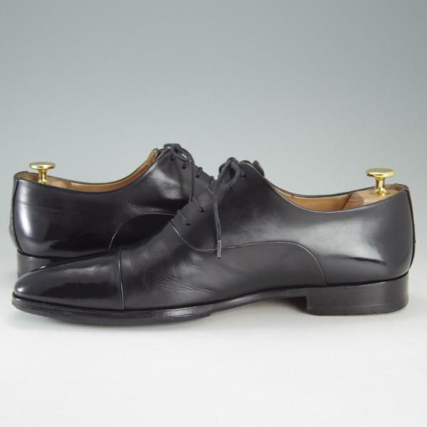 美品★(スペイン製)マグナーニ SIZE 42【★ボロネーゼ製法/ストレートチップ】9967/カーフ/黒/メンズ/MAGNANNI★e631