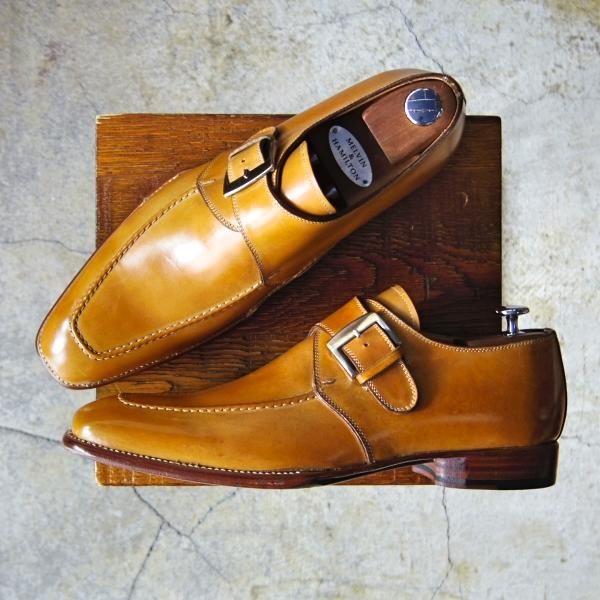 未使用★(伊)Bemer's/ベーメルズ SIZE 43【貴重★オパンケ×ブラックラピド製法/ステファノベーメル別ライン】茶/Stefano Bemer★e633