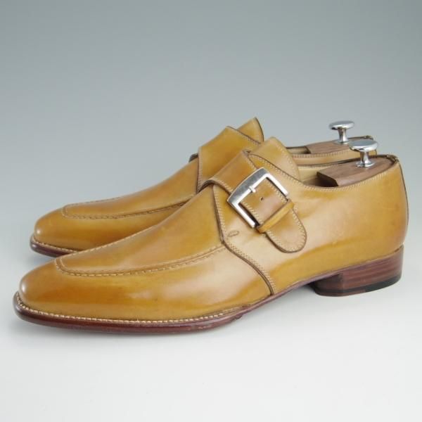 未使用★(伊)Bemer's/ベーメルズ SIZE 43【貴重★オパンケ×ブラックラピド製法/ステファノベーメル別ライン】茶/Stefano Bemer★e633