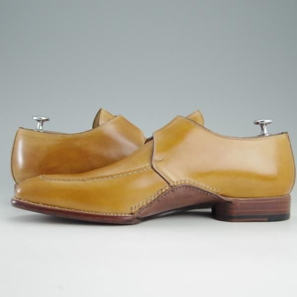 未使用★(伊)Bemer's/ベーメルズ SIZE 43【貴重★オパンケ×ブラックラピド製法/ステファノベーメル別ライン】茶/Stefano Bemer★e633