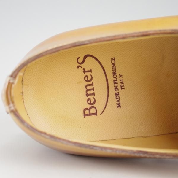 未使用★(伊)Bemer's/ベーメルズ SIZE 43【貴重★オパンケ×ブラックラピド製法/ステファノベーメル別ライン】茶/Stefano Bemer★e633