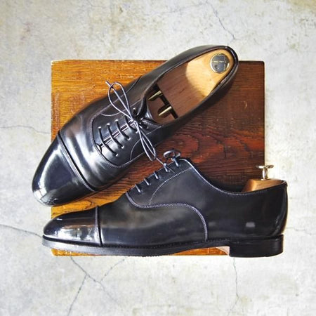 極上★(英)グレンソン UK8/US8.5D【コードバン仕様★マスターピース/ポールスチュアート別注】ストレートチップ/GRENSON★e636