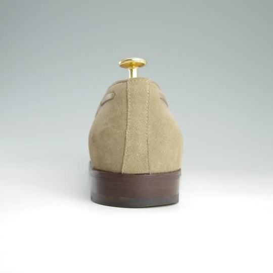 美品★(伊)サントーニ SIZE 6【上級★グッドイヤーウェルテッド製法/BEAMS F別注】タッセルローファー/メンズ/ビームス/Santoni★e637