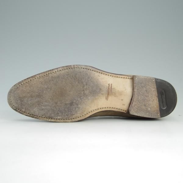 美品★(伊)サントーニ SIZE 6【上級★グッドイヤーウェルテッド製法/BEAMS F別注】タッセルローファー/メンズ/ビームス/Santoni★e637