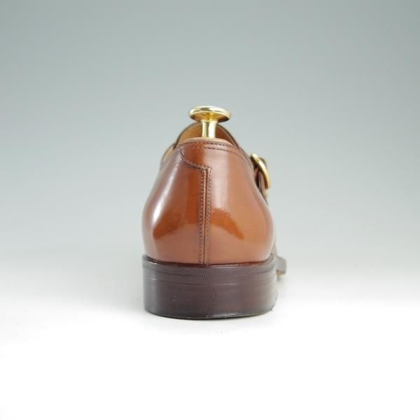 極上★(伊)ストール・マンテラッシ SIZE 6【貴重★グッドイヤーウェルテッド製法/ダブルモンク】カーフ/茶/SUTOR MANTELLASSI★e640