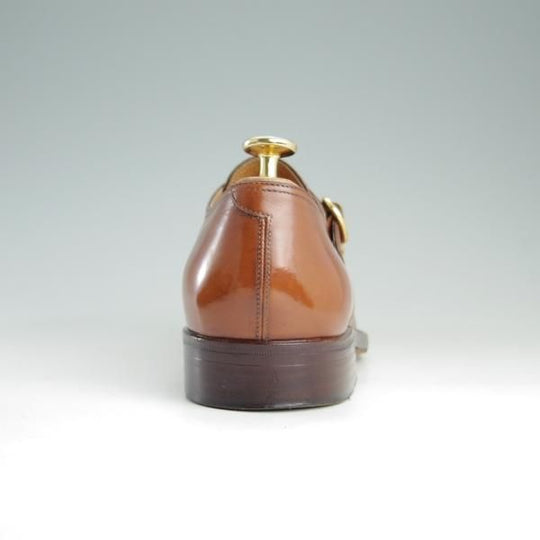 極上★(伊)ストール・マンテラッシ SIZE 6【貴重★グッドイヤーウェルテッド製法/ダブルモンク】カーフ/茶/SUTOR MANTELLASSI★e640