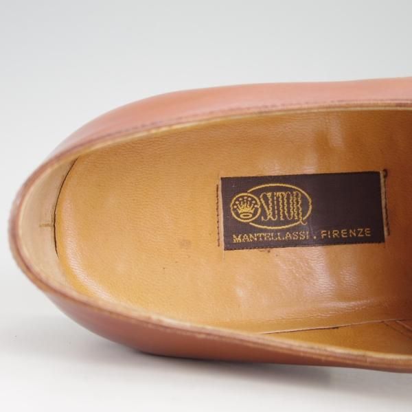 極上★(伊)ストール・マンテラッシ SIZE 6【貴重★グッドイヤーウェルテッド製法/ダブルモンク】カーフ/茶/SUTOR MANTELLASSI★e640