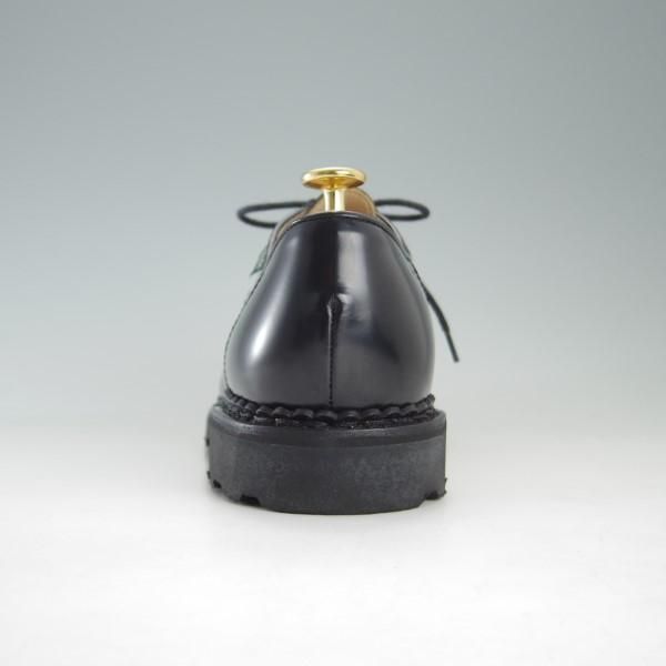 未使用★パラブーツ SIZE 41.5【定価￥71,500-★GLOSS仕様のミカエル/MICHAEL】チロリアンシューズ/NOIR/黒/メンズ/Paraboot★e644