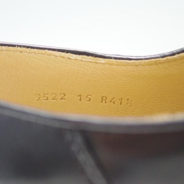 未使用★パラブーツ SIZE 41.5【定価￥71,500-★GLOSS仕様のミカエル/MICHAEL】チロリアンシューズ/NOIR/黒/メンズ/Paraboot★e644