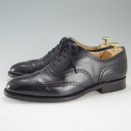 極上★チャーチ 85F/UK8.5【定価￥96,800-★チェットウィンド/CHETWYND】173ラスト/フルブローグ/カーフ/黒/メンズ/Church's★e646