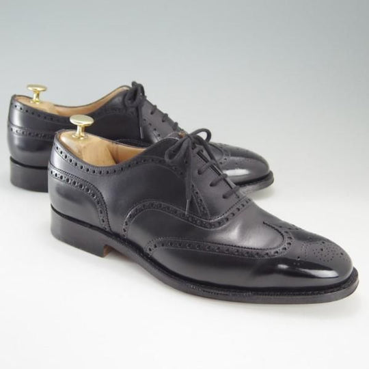 極上★チャーチ 85F/UK8.5【定価￥96,800-★チェットウィンド/CHETWYND】173ラスト/フルブローグ/カーフ/黒/メンズ/Church's★e646