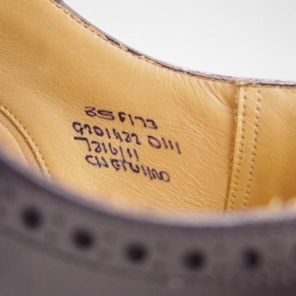 極上★チャーチ 85F/UK8.5【定価￥96,800-★チェットウィンド/CHETWYND】173ラスト/フルブローグ/カーフ/黒/メンズ/Church's★e646