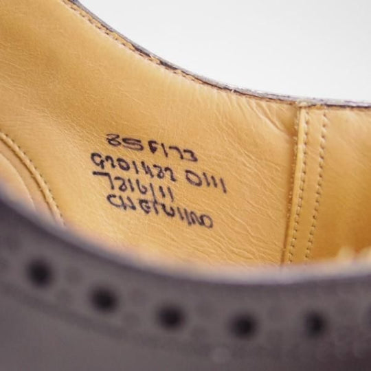 極上★チャーチ 85F/UK8.5【定価￥96,800-★チェットウィンド/CHETWYND】173ラスト/フルブローグ/カーフ/黒/メンズ/Church's★e646