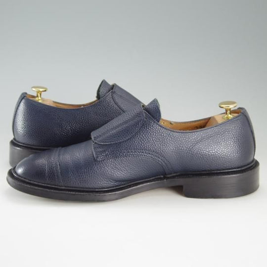 極上★トリッカーズ SIZE 8.5【モデル定価￥81,000-★ダブルモンク/Rufus】7824/スコッチグレイン/ネイビー/紺/メンズ/Tricker's★e647