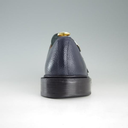 極上★トリッカーズ SIZE 8.5【モデル定価￥81,000-★ダブルモンク/Rufus】7824/スコッチグレイン/ネイビー/紺/メンズ/Tricker's★e647