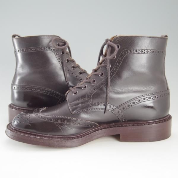 美品★トリッカーズ SIZE 7【定価￥88,000-★STOW/ストウ/5634】カントリーブーツ/エスプレッソバーニッシュ/メンズ/Tricker's★e648