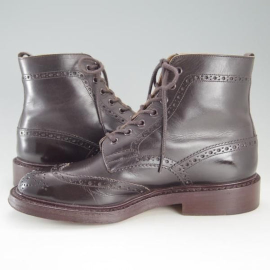 美品★トリッカーズ SIZE 7【定価￥88,000-★STOW/ストウ/5634】カントリーブーツ/エスプレッソバーニッシュ/メンズ/Tricker's★e648