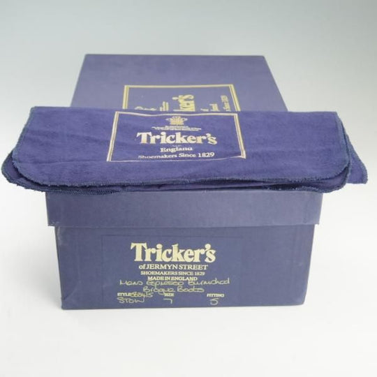 美品★トリッカーズ SIZE 7【定価￥88,000-★STOW/ストウ/5634】カントリーブーツ/エスプレッソバーニッシュ/メンズ/Tricker's★e648