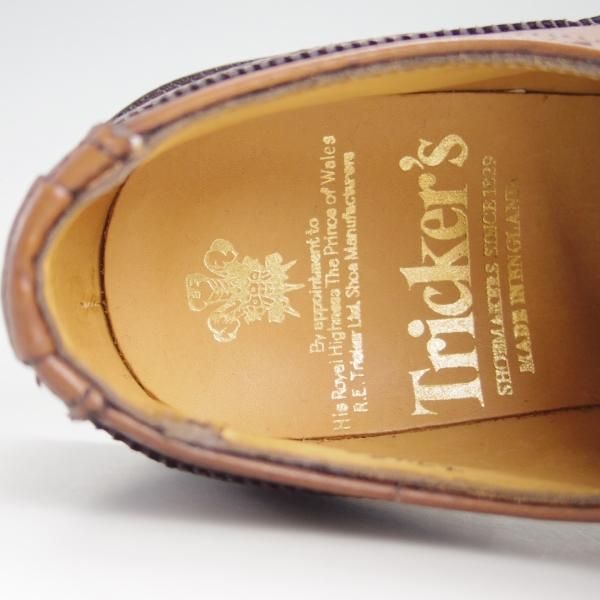 新品★トリッカーズ(レディース) SIZE 4.5【★カントリーシューズ/L6657】コーヒーバーニッシュ/フルブローグ/カーフ/短靴/Tricker's★e653