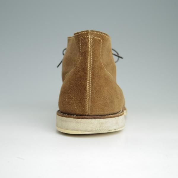 極上★ジョンロブ 8E【★チャッカブーツ】スエード/茶/メンズ/JOHN LOBB★e659