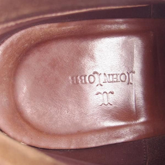 極上★ジョンロブ 8E【★チャッカブーツ】スエード/茶/メンズ/JOHN LOBB★e659