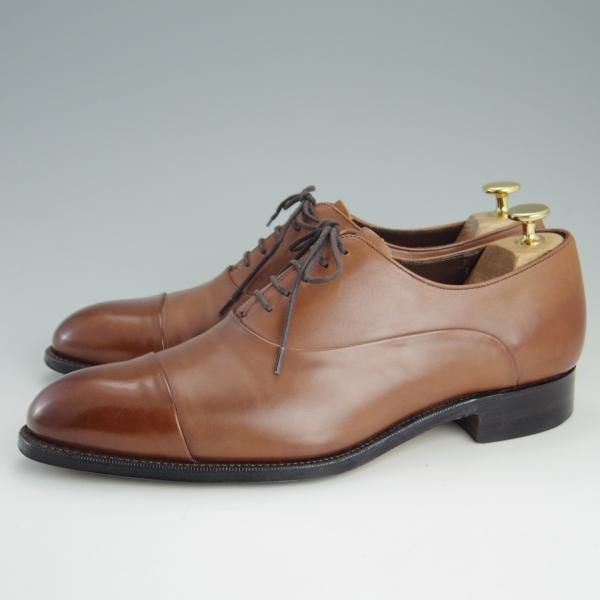 極上★(英)グレンソン 8F【★ストレートチップ/34039-17】カーフ/茶/メンズ/GRENSON★e662