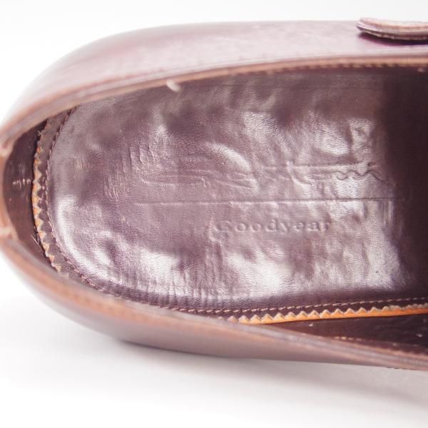 美品★(伊)サントーニ SIZE 8【上級★グッドイヤーウェルテッド製法】8911-49/ダブルモンク/カーフ/濃茶/メンズ/Santoni★e649