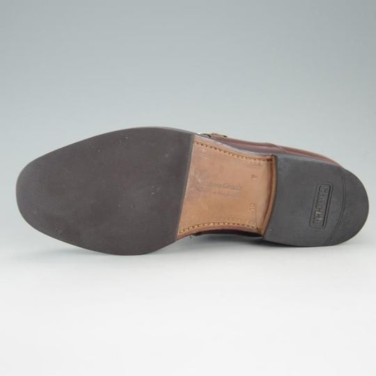 ★チャーチ 70F/UK7【旧チャーチ★ブックバインダーカーフ/73ラスト】Westbury/3都市ロゴ/モンクストラップ/茶/メンズ/Church's★e650