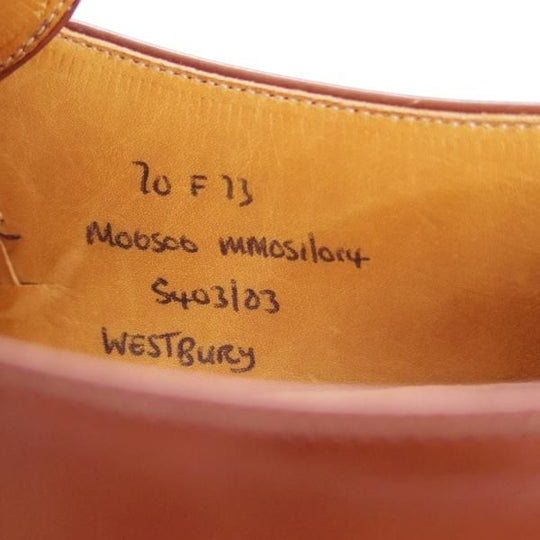 ★チャーチ 70F/UK7【旧チャーチ★ブックバインダーカーフ/73ラスト】Westbury/3都市ロゴ/モンクストラップ/茶/メンズ/Church's★e650